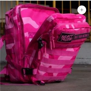 WOLFPAK. 25L Backpack Beast Mode Pink Camo w/Cup Holders. BRAND NEW.